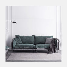 Load image into Gallery viewer, RUOMU dark green sofa
