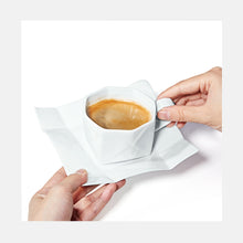 Load image into Gallery viewer, Spin white coffee cup
